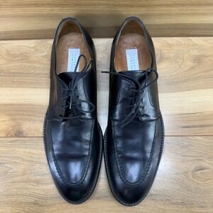Barney's New York Mens Oxfords 11 Black Leather Apron Toe Executive Business